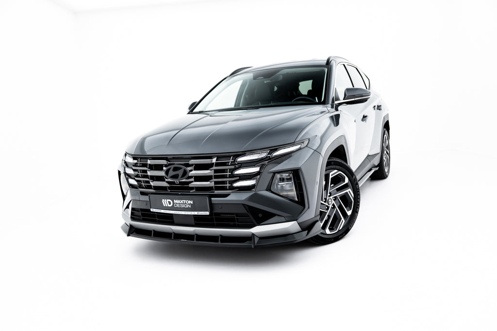 Set di Splitter Hyundai Tucson Mk4 Facelift — dettaglio del fissaggio