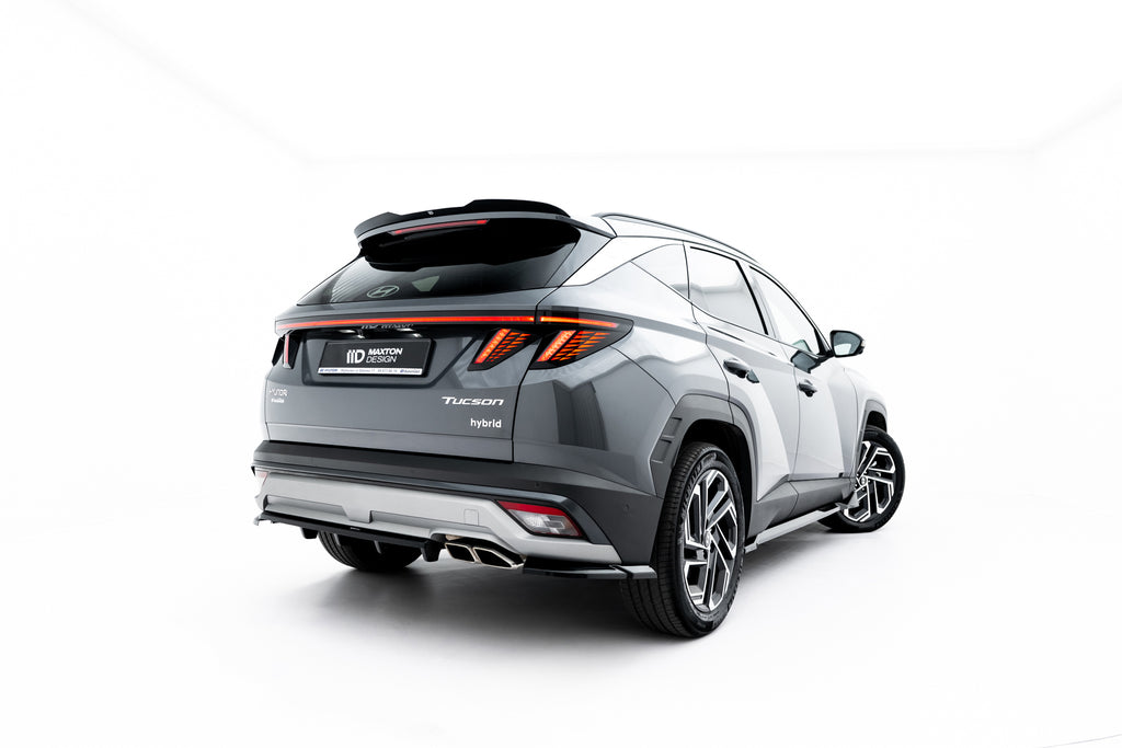 Set di Splitter Hyundai Tucson Mk4 Facelift — vista angolata