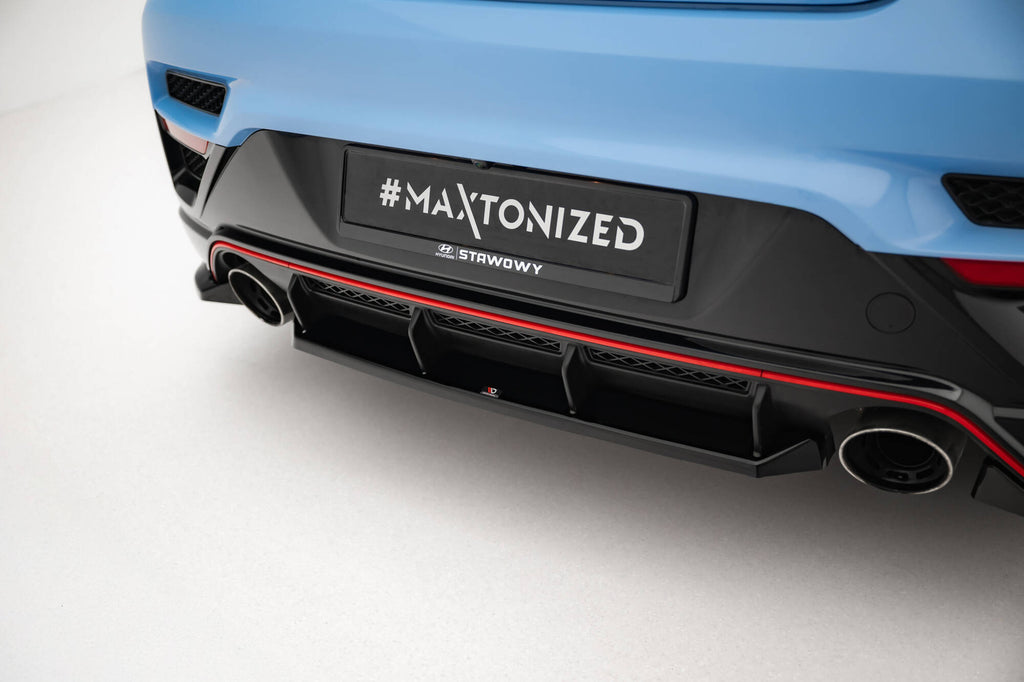 Set di Splitter Hyundai Veloster N Mk2 — montato sulla vettura