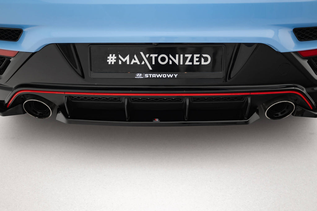 Set di Splitter Hyundai Veloster N Mk2 — particolare della finitura