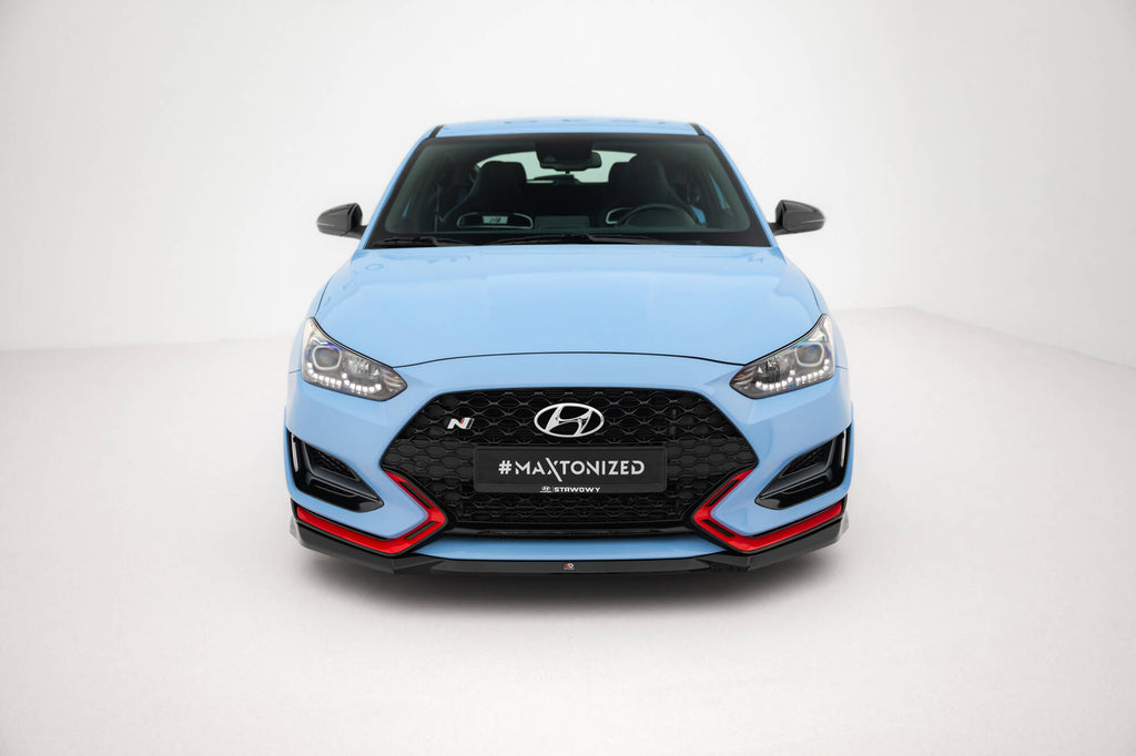 Set di Splitter Hyundai Veloster N Mk2 — vista angolata