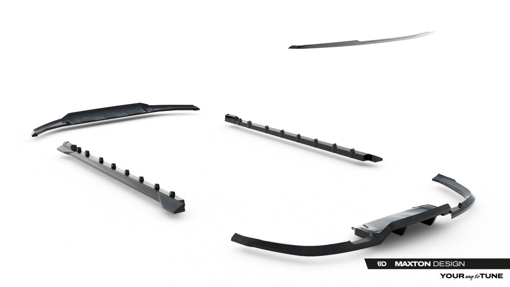 Set di Splitter Jaguar F-Pace SVR X761 — vista frontale