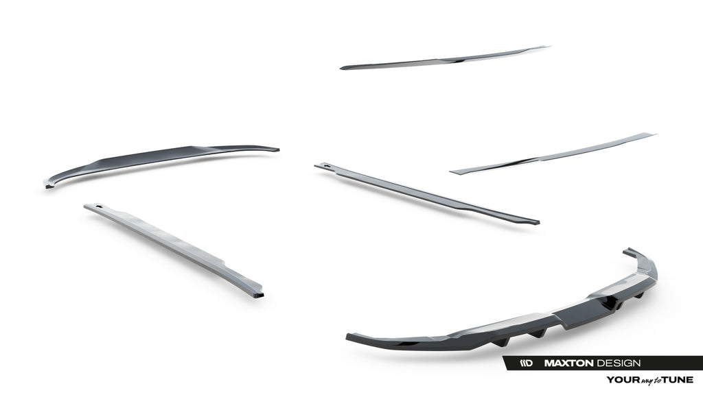 Set di Splitter Kia EV6 Mk1 GT-Line — vista posteriore