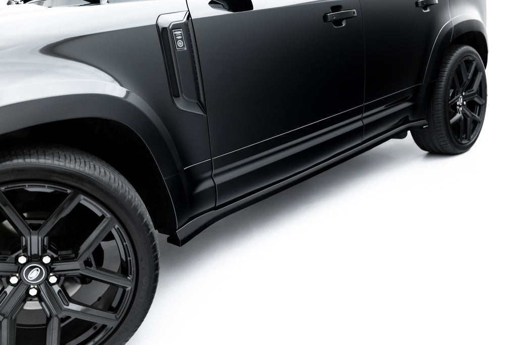 Set di Splitter Land Rover Defender 110 Mk4 — vista frontale