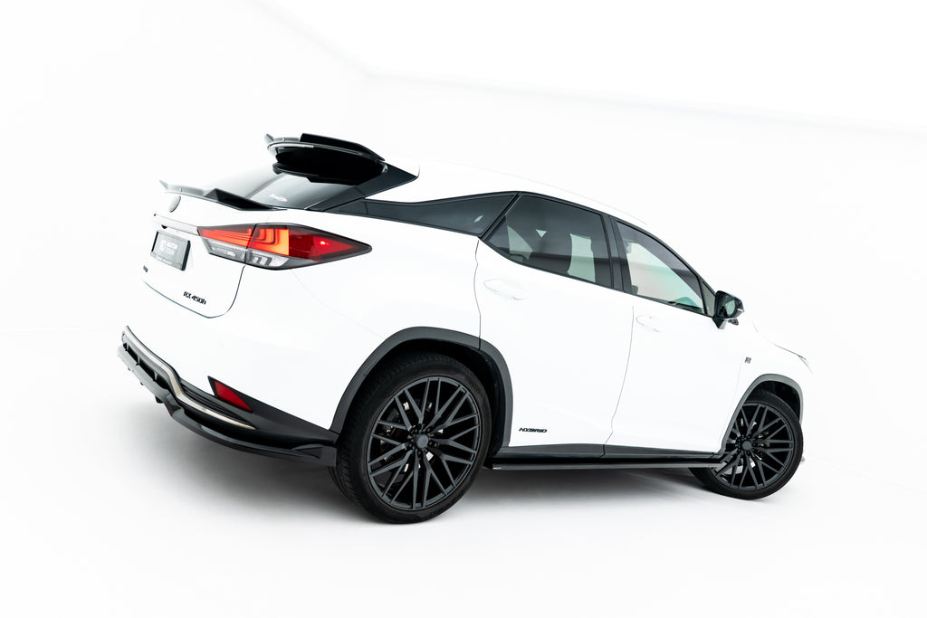 Set di Splitter Lexus RX Mk4 Facelift F-Sport — vista angolata