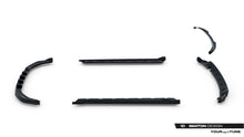 Carica l'immagine nel visualizzatore di Gallery, Set di splitter Maxton Design per MG 3 Mk1, ABS nero lucido — vista d'insieme
