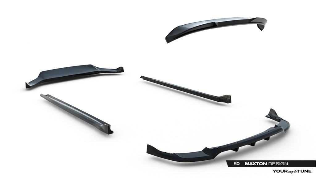 Set di Splitter Maserati Grecale GT / Modena Mk1 — vista posteriore