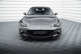 Set di splitter Maxton Design per Mazda MX-5 ND Mk4, ABS nero lucido