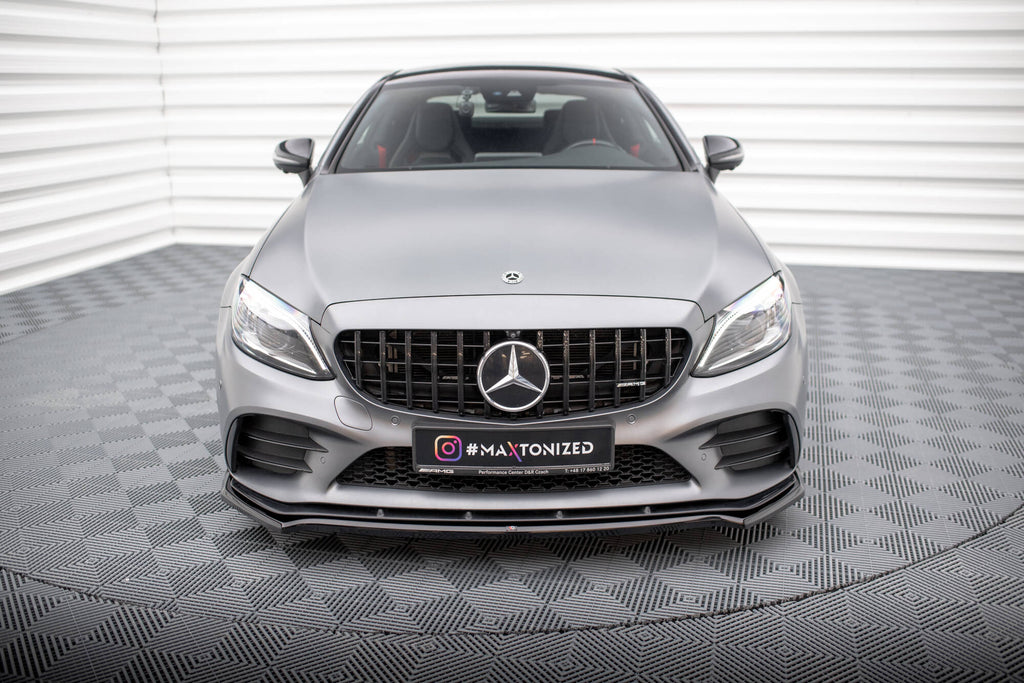Set di Splitter Mercedes Classe C 43 AMG Coupé C205 Facelift — montato sulla vettura