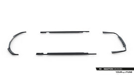 Set di Splitter Mercedes Classe C 43 AMG W205 Facelift AMG 63 — dettaglio del profilo
