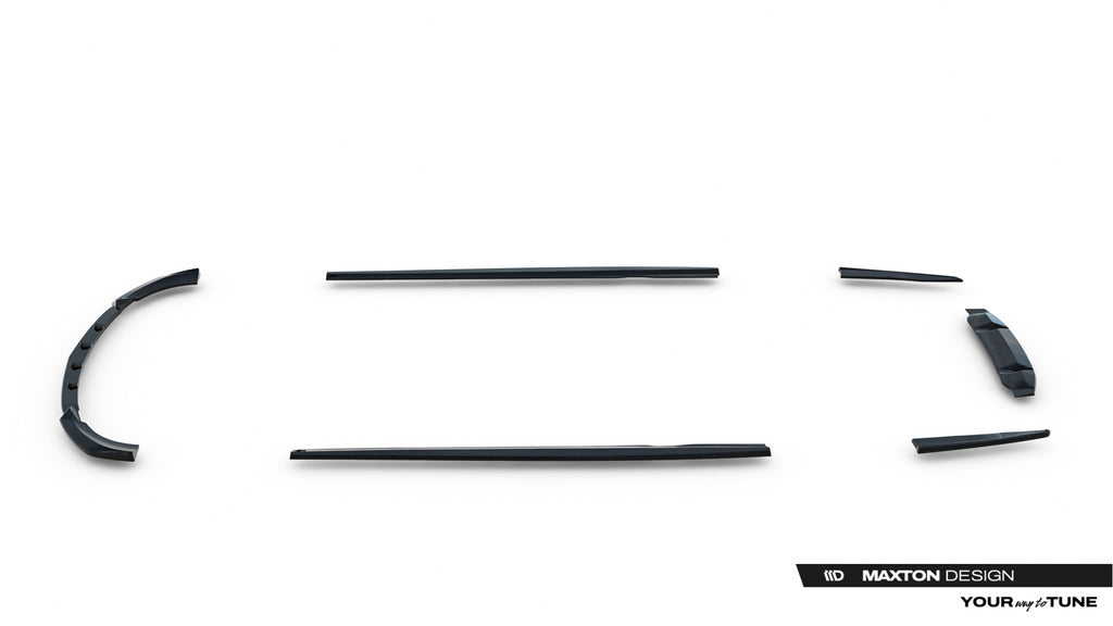 Set di Splitter Mercedes Classe E 53 AMG W213 Facelift AMG 63 — dettaglio del fissaggio