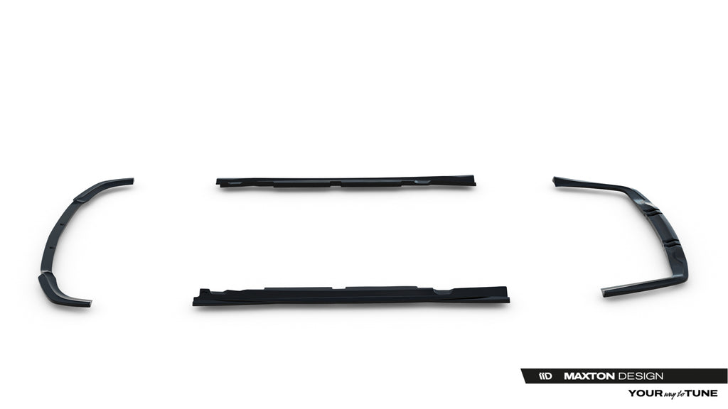 Set di Splitter Mercedes-AMG GT 53 Berlina 4 Porte X290 — vista angolata