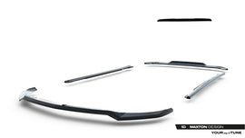 Set di Splitter Mercedes Classe A W176 Facelift AMG-Line — dettaglio del profilo