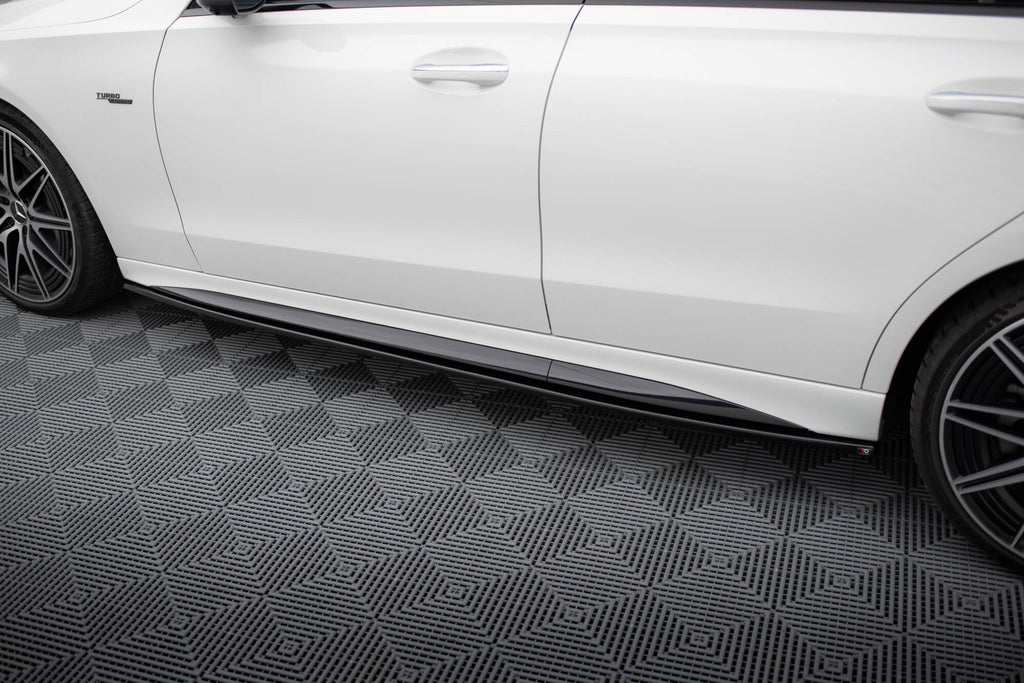 Set di Splitter Mercedes C Estate AMG-Line / 43 AMG S206 — vista frontale