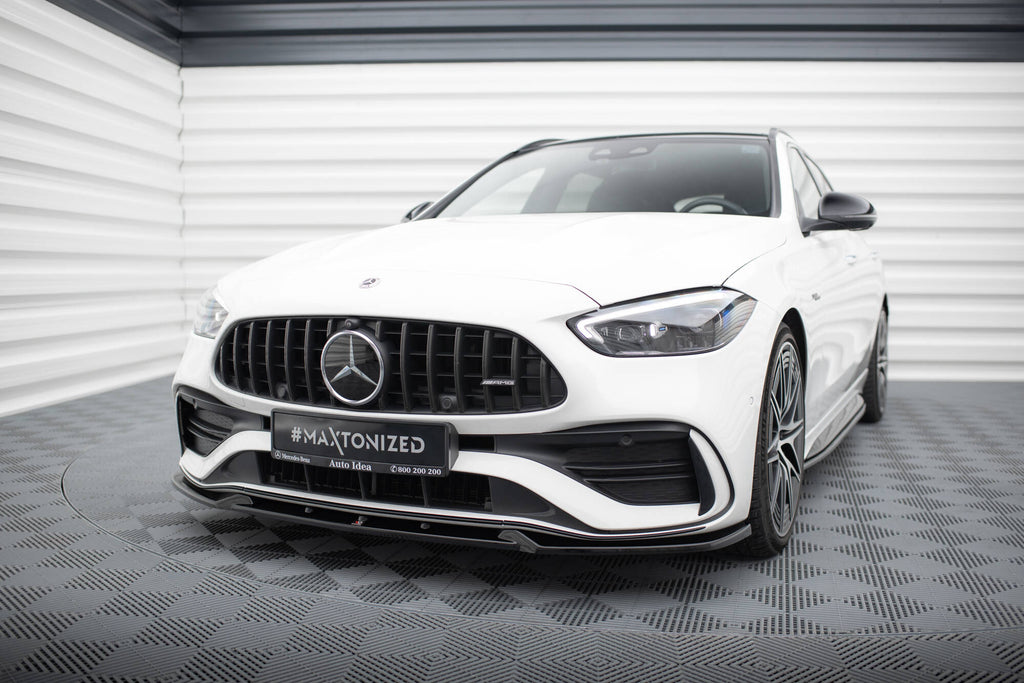 Set di Splitter Mercedes C Estate AMG-Line / 43 AMG S206 — particolare della finitura