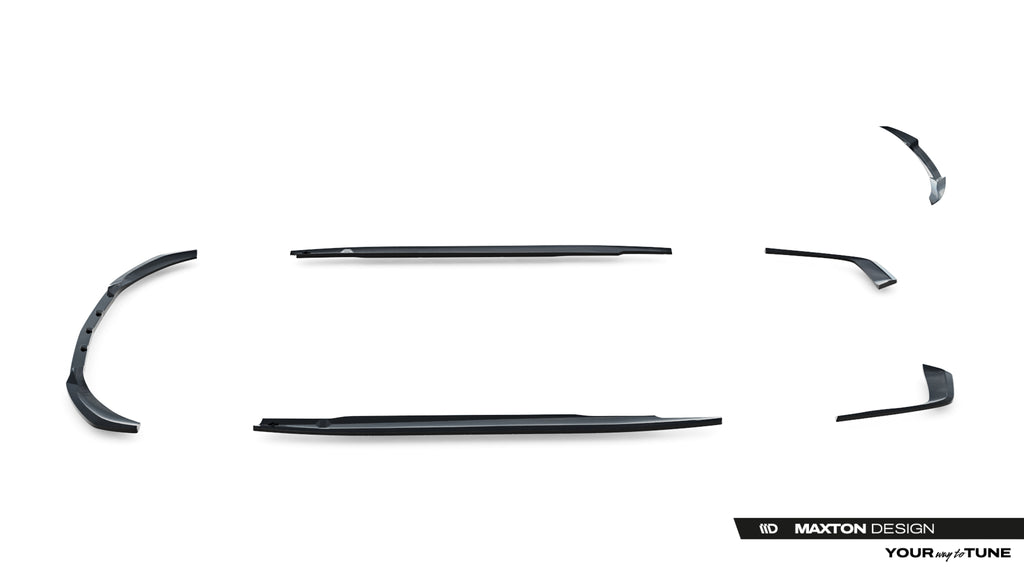 Set di Splitter Mercedes C Estate AMG-Line / 43 AMG S206 — particolare del bordo