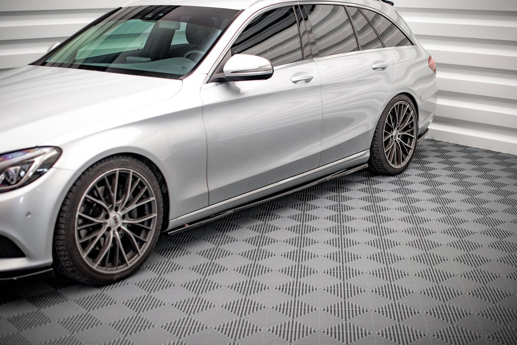 Set di Splitter Mercedes Classe C W205 — particolare del bordo