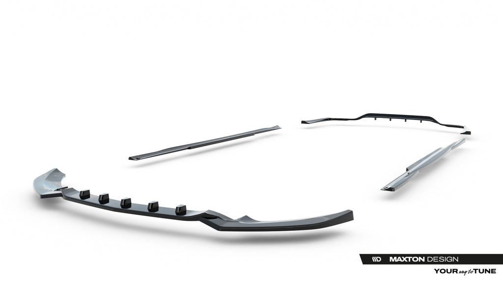 Set di Splitter Mercedes Classe C W205 — vista d'insieme