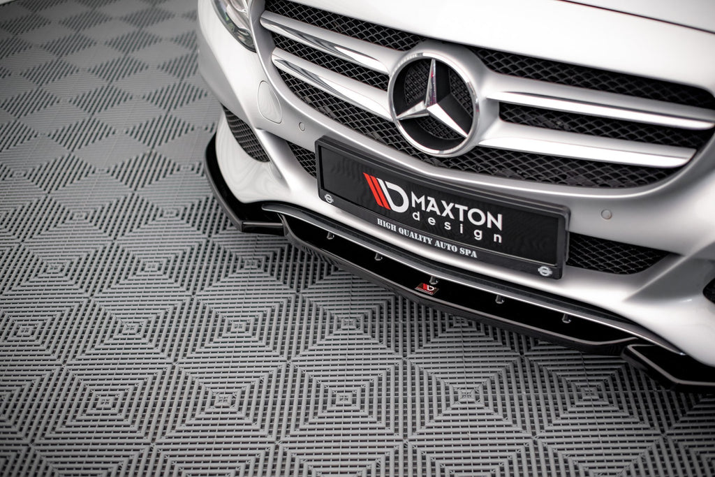 Set di Splitter Mercedes Classe C W205 — vista laterale