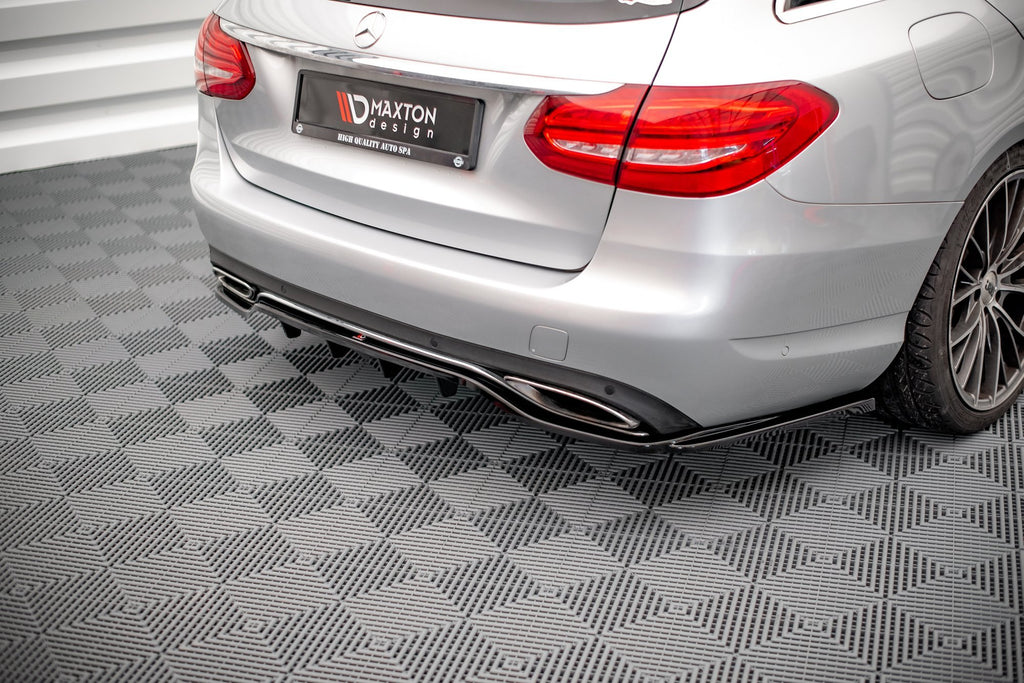 Set di Splitter Mercedes Classe C W205 — vista posteriore