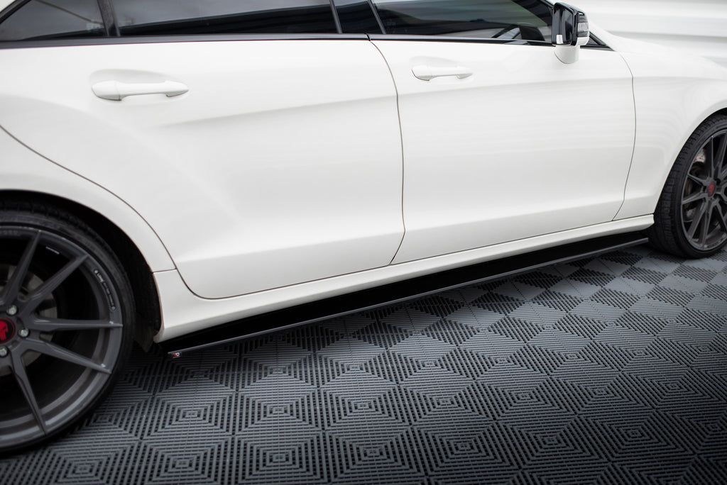 Set di Splitter Mercedes CLS C218 AMG-Line — vista laterale