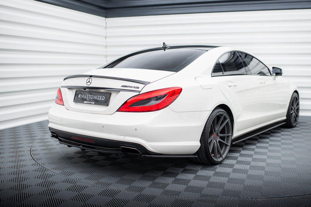 Set di Splitter Mercedes CLS C218 AMG-Line — vista posteriore