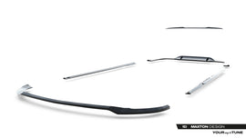 Set di Splitter Mercedes Classe E Berlina W213 Facelift AMG-Line — dettaglio del profilo