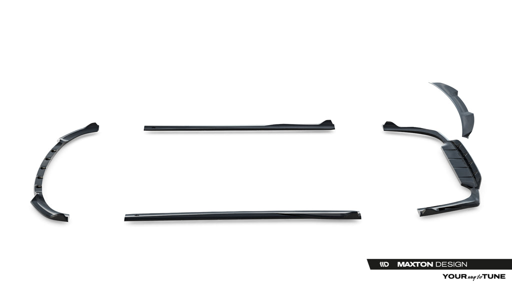 Set di Splitter Mercedes Classe E Berlina W214 AMG-Line — vista posteriore