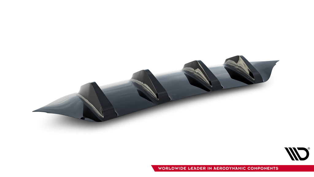 Set di Splitter Mercedes Classe E Berlina W213 AMG-Line — vista frontale