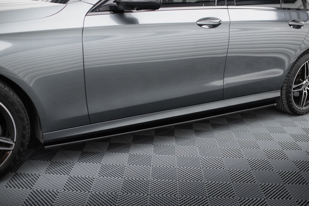 Set di Splitter Mercedes Classe E Berlina W213 AMG-Line — vista laterale