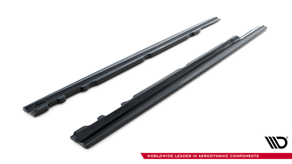 Set di Splitter Mercedes Classe E Berlina W213 AMG-Line — particolare della finitura