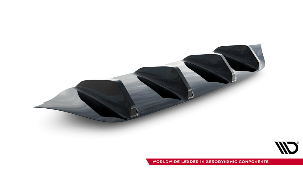 Set di Splitter Mercedes Classe E Berlina W213 AMG-Line — particolare del bordo