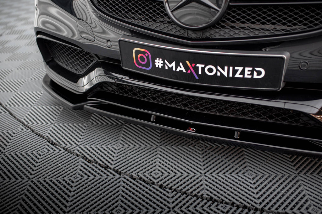 Set di Splitter Mercedes Classe E 63 AMG Berlina W212 Facelift — vista laterale