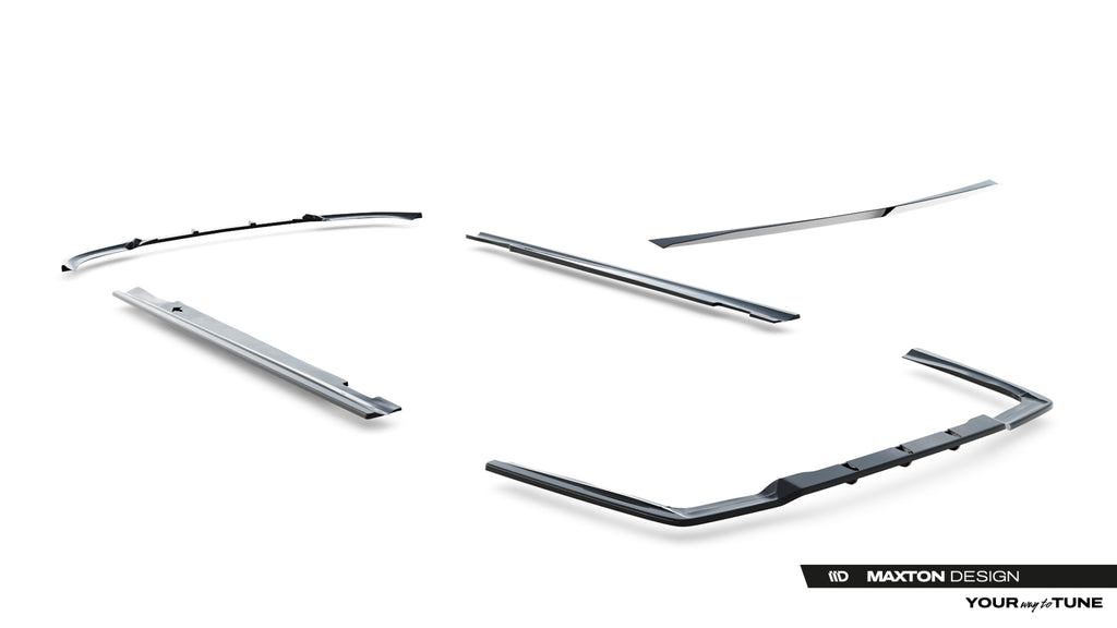 Set di Splitter Mercedes Classe E 63 AMG Berlina W212 Facelift — vista posteriore