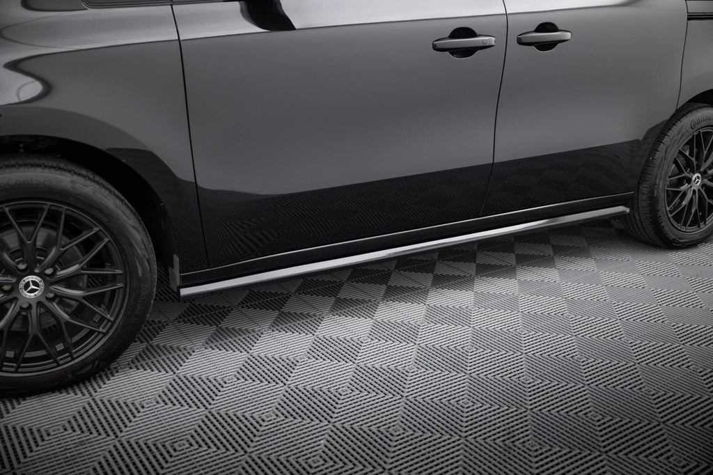 Set di Splitter Mercedes Classe T W420 — dettaglio della superficie