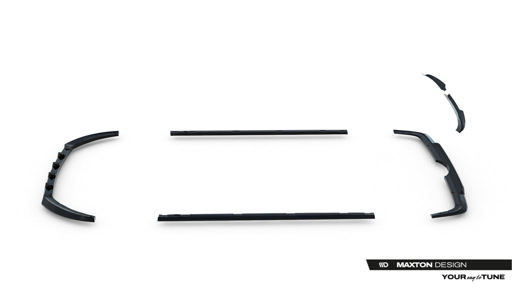 Set di Splitter Mercedes Classe T W420 — particolare della finitura
