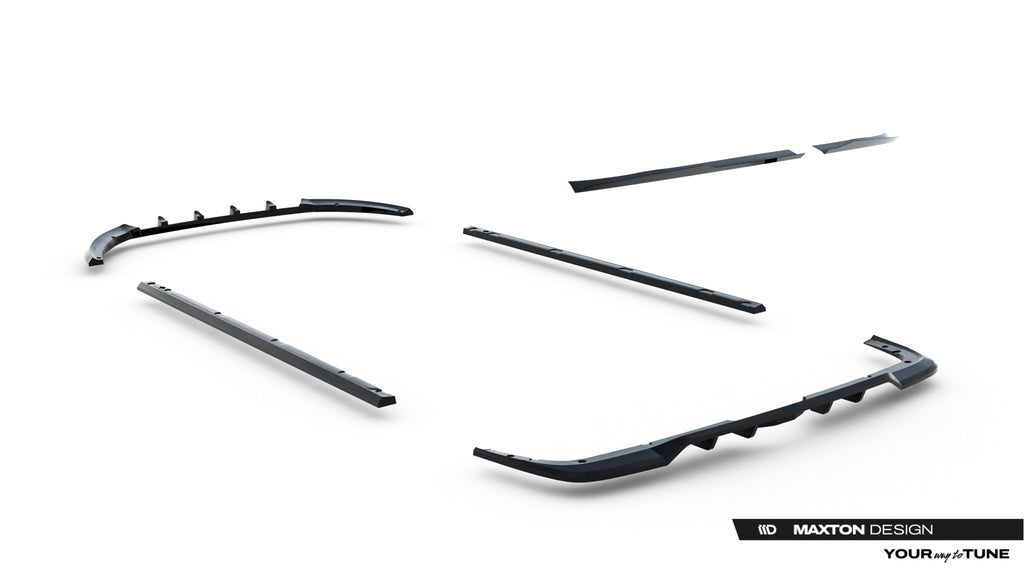 Set di Splitter Mercedes Classe T W420 — vista posteriore