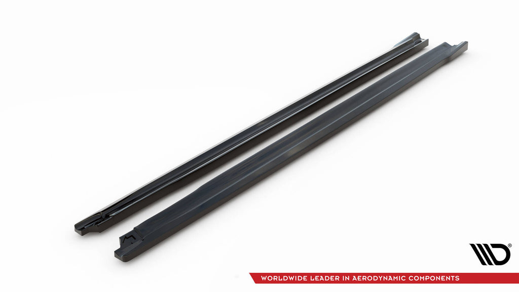 Set di Splitter Peugeot 208 Mk2 GT — dettaglio della superficie