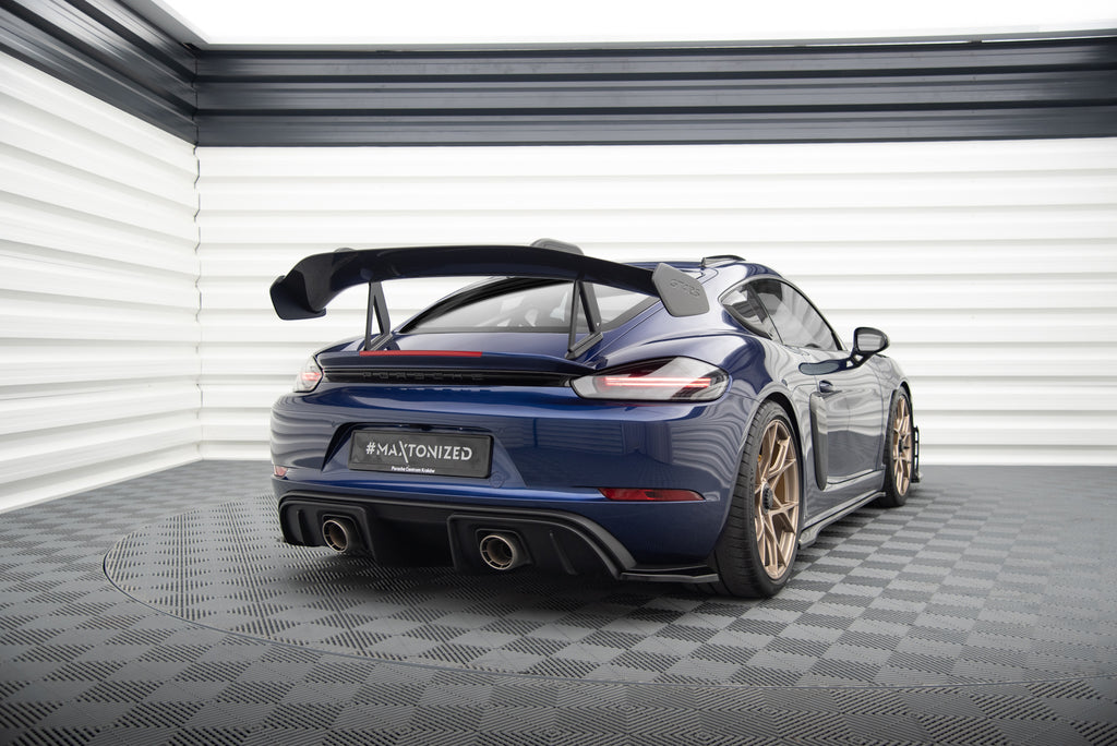Set di Splitter Porsche Cayman 982c GT4 RS — vista laterale