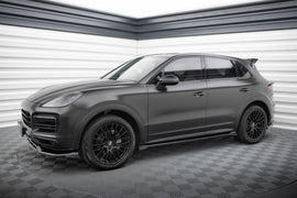 Set di Splitter Porsche Cayenne Mk3 Sport Design — montato sulla vettura