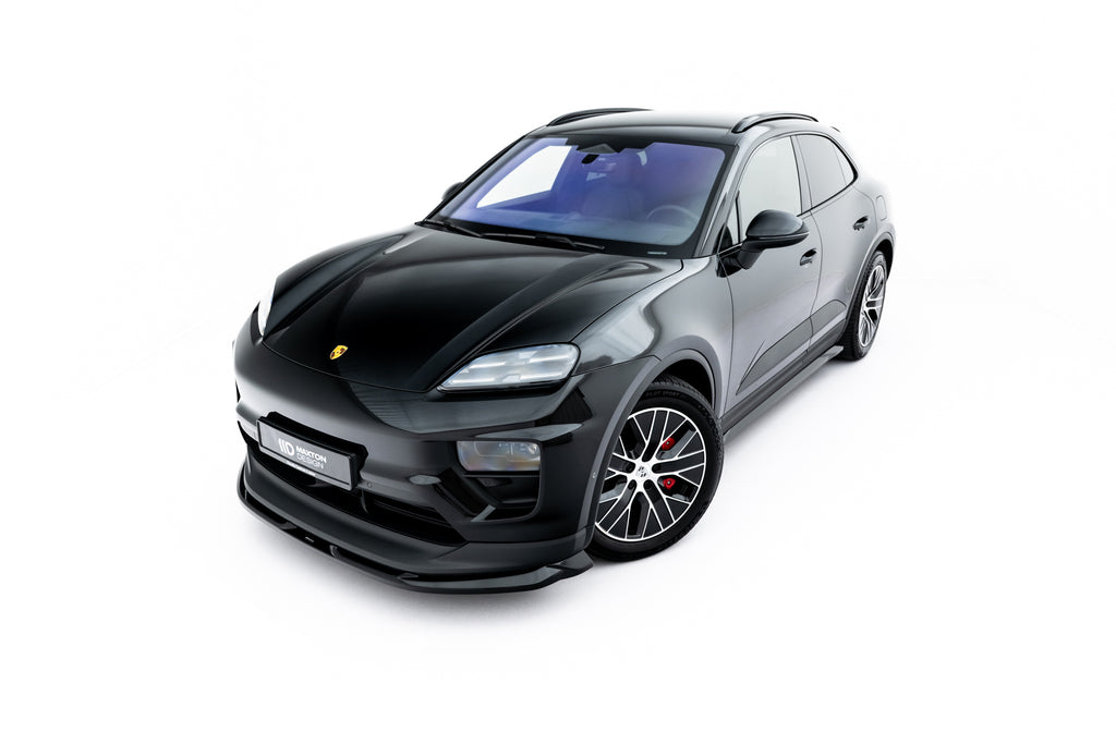 Set di Splitter Porsche Macan EV Mk1 — vista angolata