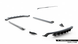 Set di Splitter Porsche Macan EV Mk1 Facelift GTS / Sport Design — vista d'insieme