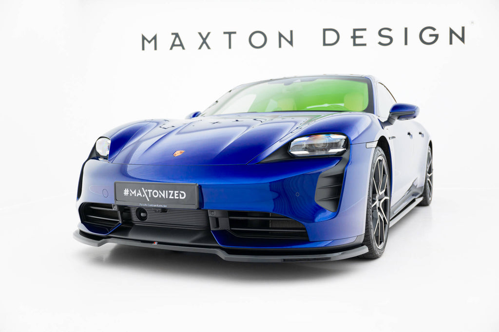 Set di Splitter Porsche Taycan Mk1 Taycan Turbo S — vista posteriore