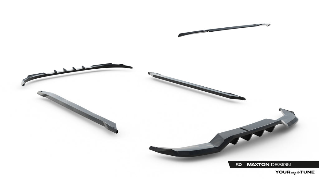 Set di Splitter Skoda Elroq Mk1 RS — vista angolata