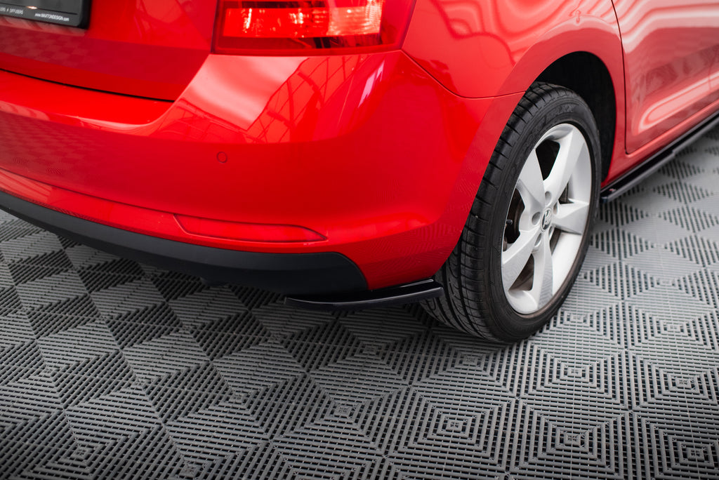 Set di Splitter Skoda Rapid Mk1 — vista dall'alto