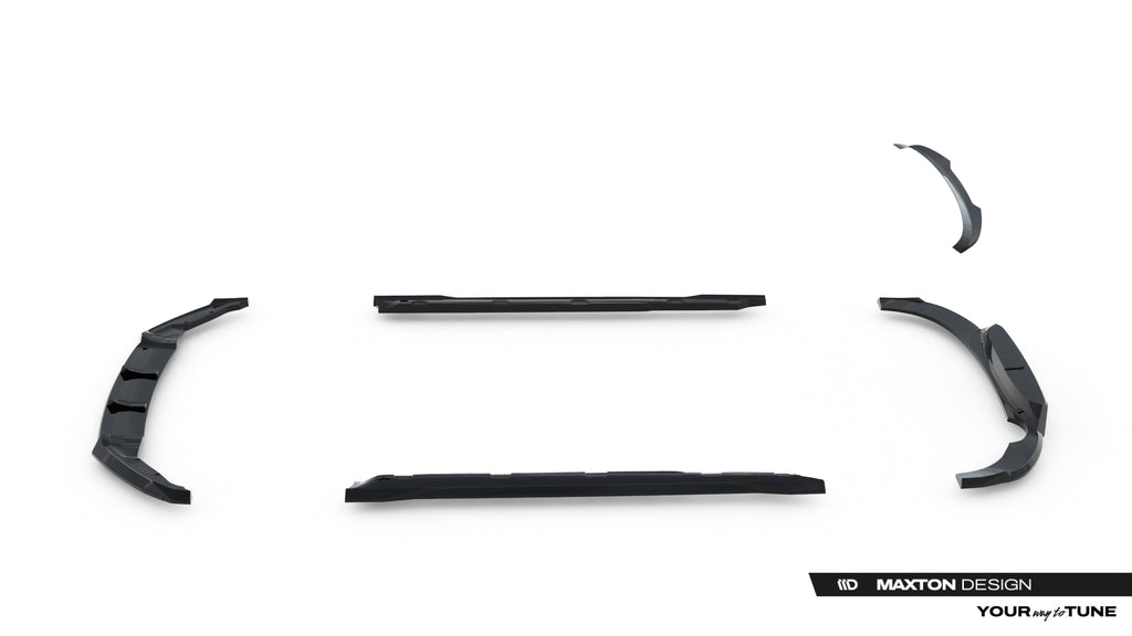 Set di Splitter Skoda Scala MK1 Facelift — vista angolata