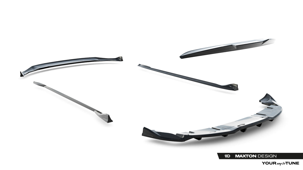 Set di Splitter Tesla Model 3 Mk1 Facelift — dettaglio del profilo