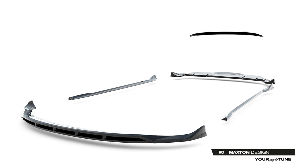 Set di Splitter Tesla Model 3 Mk1 Facelift — montato sulla vettura