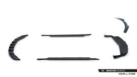 Set di Splitter Tesla Model S Mk1 Facelift Plaid — vista d'insieme