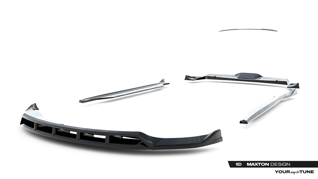 Set di Splitter Tesla Model X Mk1 Facelift — vista d'insieme